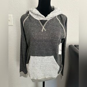 Kinetix Casual Luxury pullover hoodie sweater long sleeve top women size S NWT